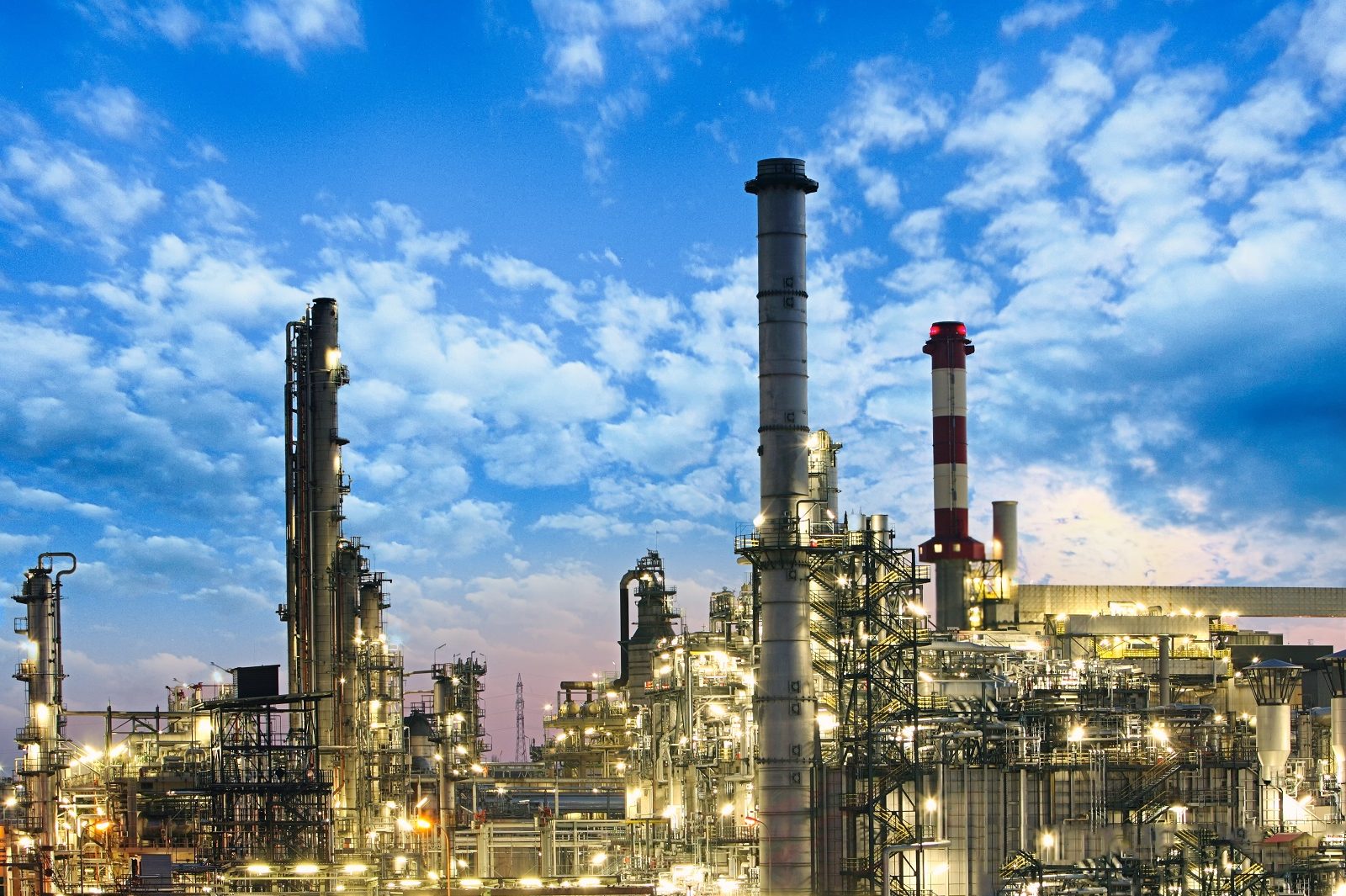 Oil And Gas Industry - Refinery, Factory, Petrochemical Plant