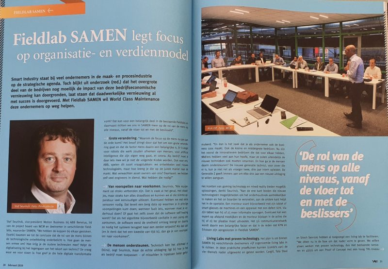 Fieldlab SAMEN in Vakblad Asset Management