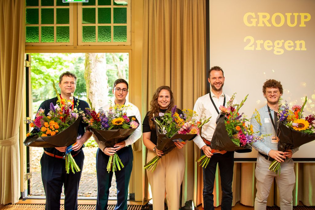 Afbeelding winnende team WCM Summer School eindevent 2025