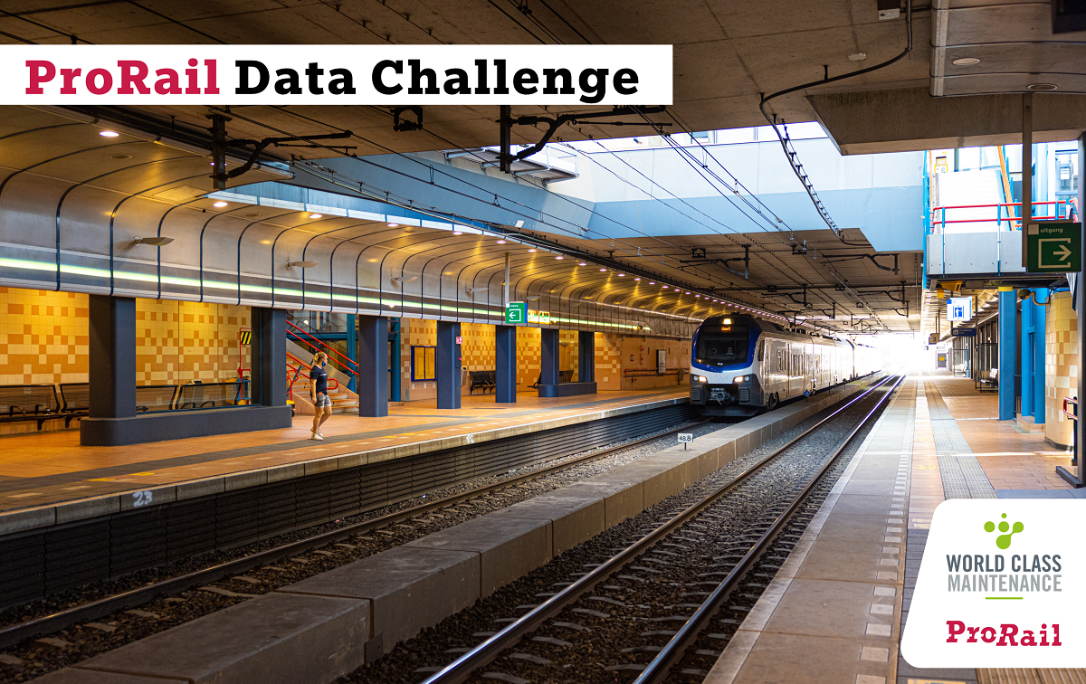Eventfoto ProRail Data challenge 2026 zonder groene onderrand